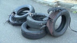空気圧不足で起きるタイヤのバースト JAF