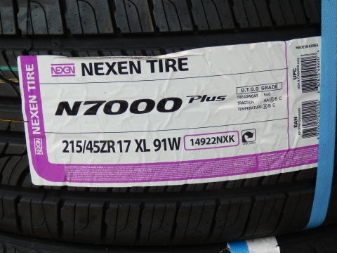 NEXEN N7000 Plus リアルレポート